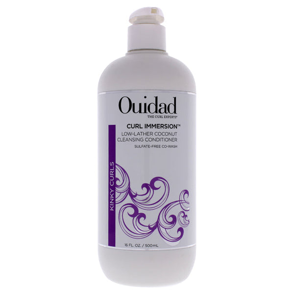 Ouidad Curl Immersion Low-Lather Coconut Cleansing Conditioner by Ouidad for Unisex - 16 oz Conditioner