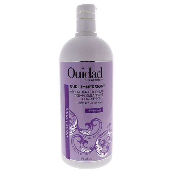 Ouidad Curl Immersion No-Lather Coconut Cream Cleansing Conditioner by Ouidad for Unisex - 33.8 oz Conditioner