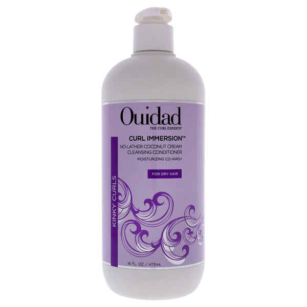 Ouidad Curl Immersion No-Lather Coconut Cream Cleansing Conditioner by Ouidad for Unisex - 16 oz Conditioner
