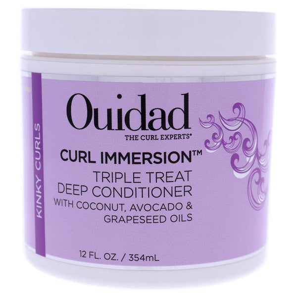Ouidad Curl Immersion Triple Treat Deep Conditioner by Ouidad for Unisex - 12 oz Conditioner