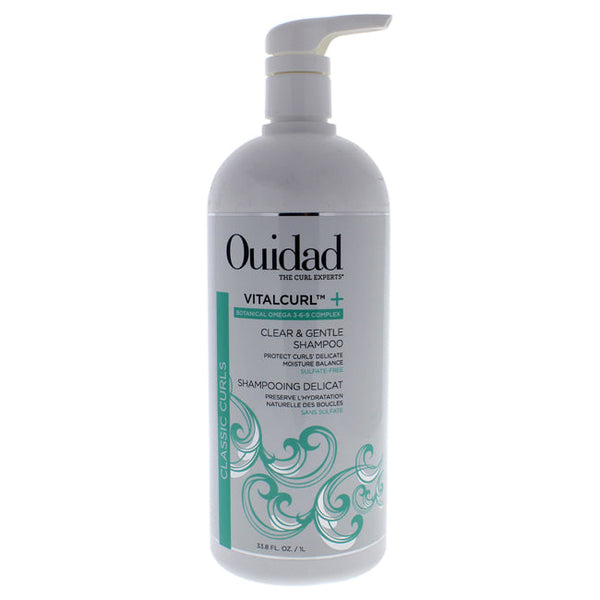 Ouidad VitalCurl Plus Clear and Gentle Shampoo by Ouidad for Unisex - 33.8 oz Shampoo