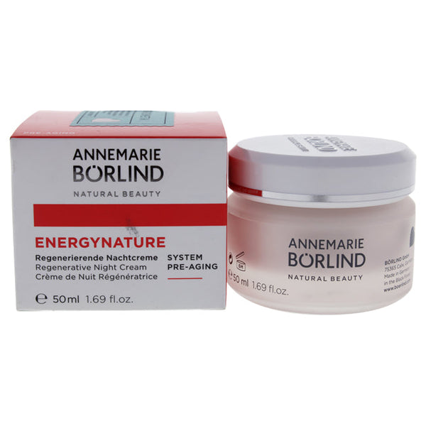 Annemarie Borlind Energynature System Pre-Aging Regenerative Night Cream by Annemarie Borlind for Unisex - 1.7 oz Cream