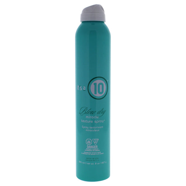 Its A 10 Miracle Blow Dry Texture Spray by Its A 10 for Unisex - 8 oz Hairspray