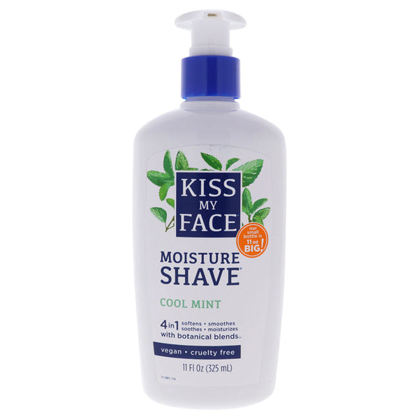 Kiss My Face Moisture Shave Cream - Cool Mint by Kiss My Face for Unisex - 11 oz Shave Cream