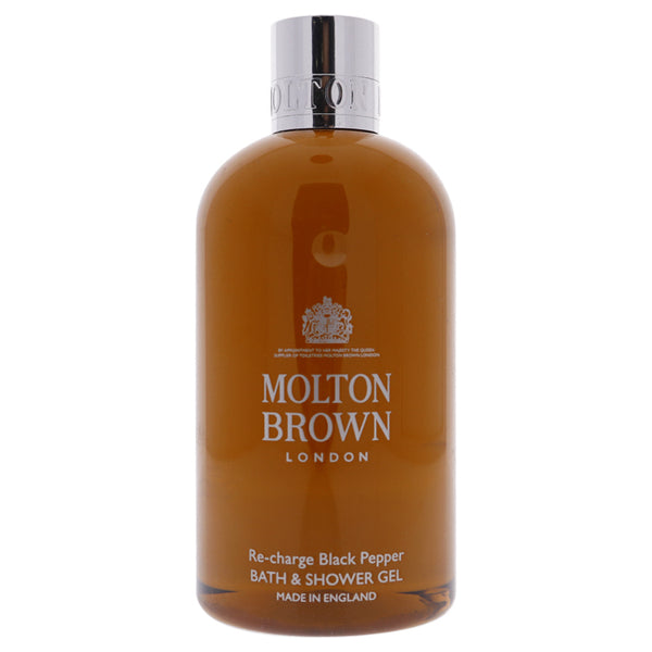 Molton Brown Re-charge Black Pepper Bath and Shower Gel by Molton Brown for Men - 10 oz Shower Gel