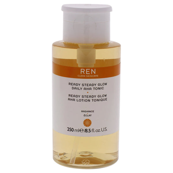 Ren Ready Steady Glow Daily AHA Tonic by REN for Women - 8.45 oz Toner