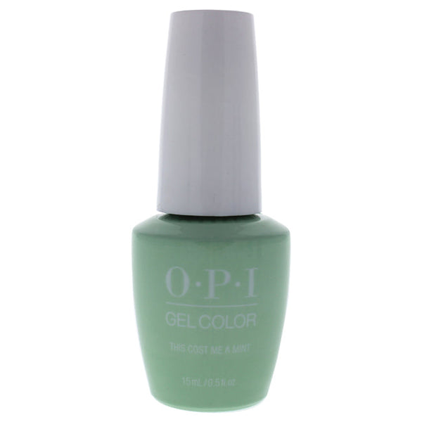 OPI GelColor - T72 This Cost Me a Mint by OPI for Women - 0.5 oz Nail Polish