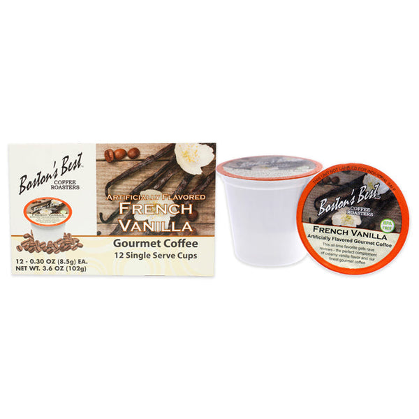 Bostons Best French Vanilla Gourmet Coffee by Bostons Best for Unisex - 12 Cups Coffee