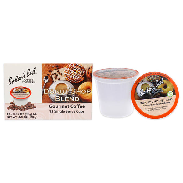 Bostons Best Donut Shop Blend Gourmet Coffee by Bostons Best for Unisex - 12 Cups Coffee