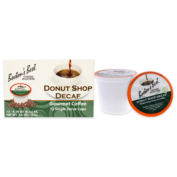 Bostons Best Donut Shop Decaf Gourmet Coffee by Bostons Best for Unisex - 12 Cups Coffee