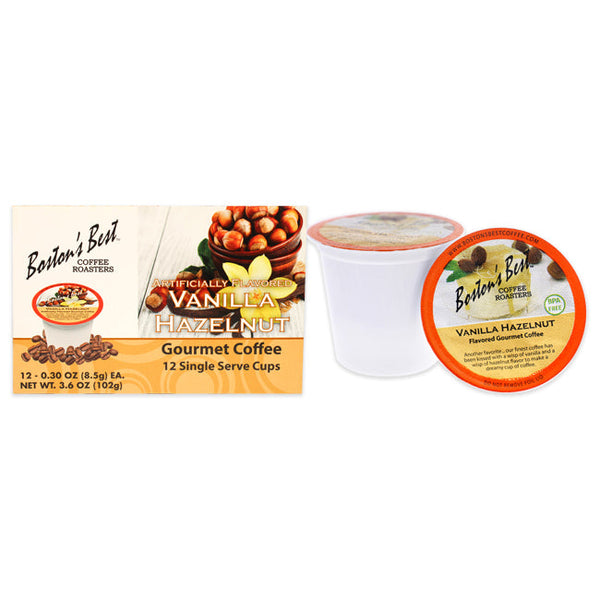 Bostons Best Vanilla Hazelnut Gourmet Coffee by Bostons Best for Unisex - 12 Cups Coffee