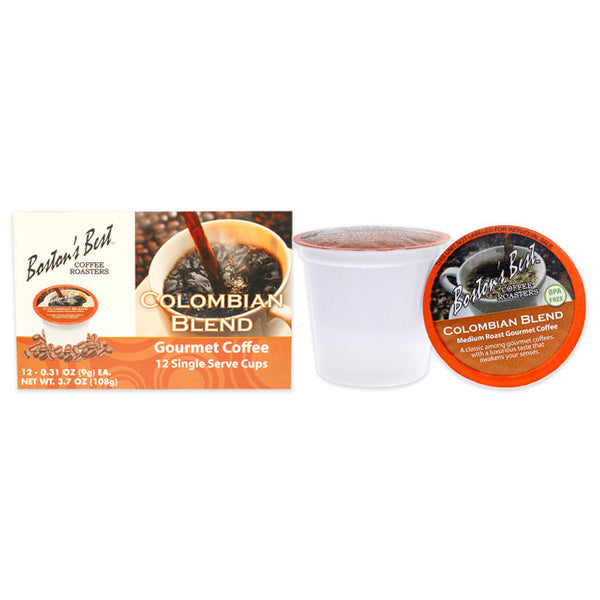 Bostons Best Colombian Blend Gourmet Coffee by Bostons Best for Unisex - 12 Cups Coffee