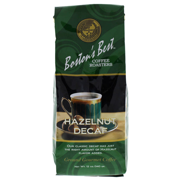 Bostons Best Hazelnut Decaf Ground Gourmet Coffee by Bostons Best for Unisex - 12 oz Coffee