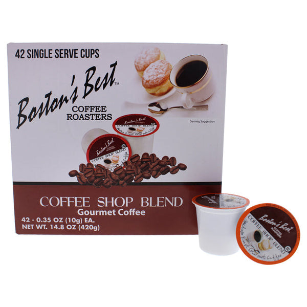 Bostons Best Coffee Shop Blend Gourmet Coffee by Bostons Best for Unisex - 42 Cups Coffee