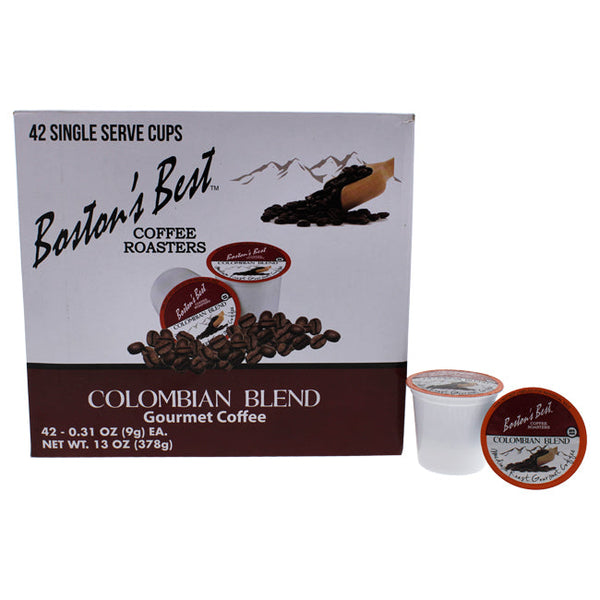 Bostons Best Colombian Blend Gourmet Coffee by Bostons Best for Unisex - 42 Cups Coffee