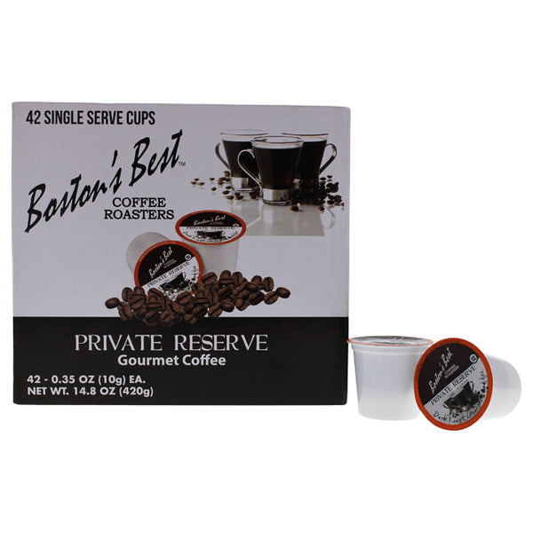 Bostons Best Private Reserve Gourmet Coffee by Bostons Best for Unisex - 42 Cups Coffee