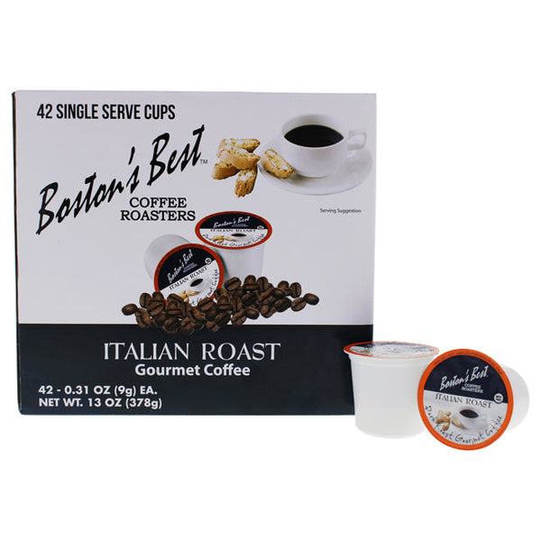 Bostons Best Italian Roast Gourmet Coffee by Bostons Best for Unisex - 42 Cups Coffee