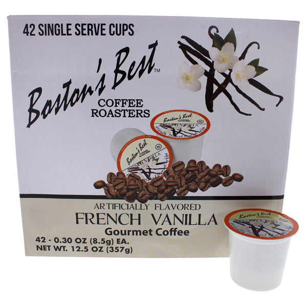 Bostons Best French Vanilla Gourmet Coffee by Bostons Best for Unisex - 42 Cups Coffee