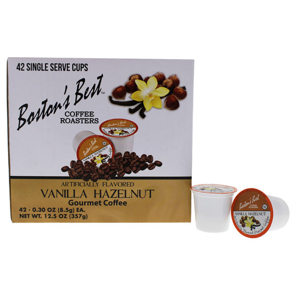 Bostons Best Vanilla Hazelnut Gourmet Coffee by Bostons Best for Unisex - 42 Cups Coffee