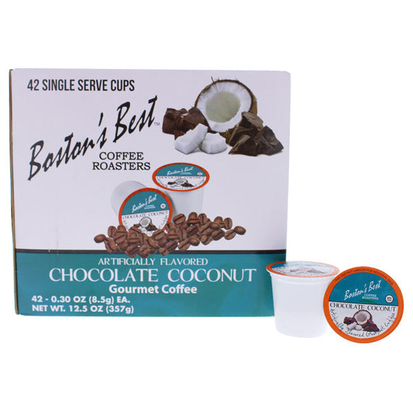 Bostons Best Chocolate Coconut Gourmet Coffee by Bostons Best for Unisex - 42 Cups Coffee