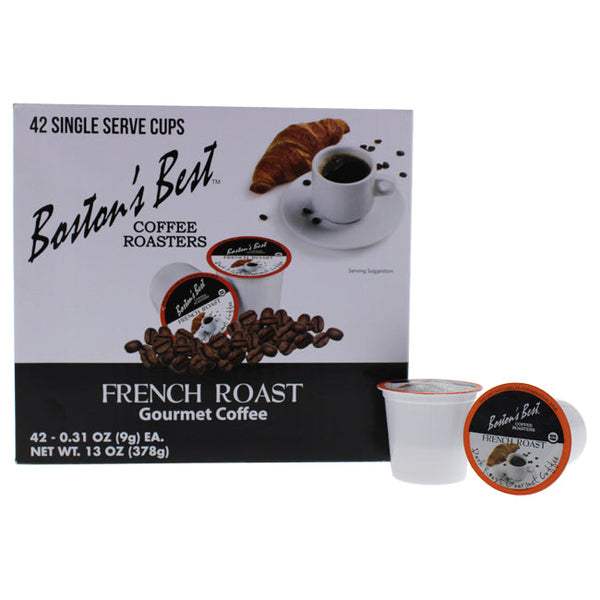 Bostons Best French Roast Gourmet Coffee by Bostons Best for Unisex - 42 Cups Coffee