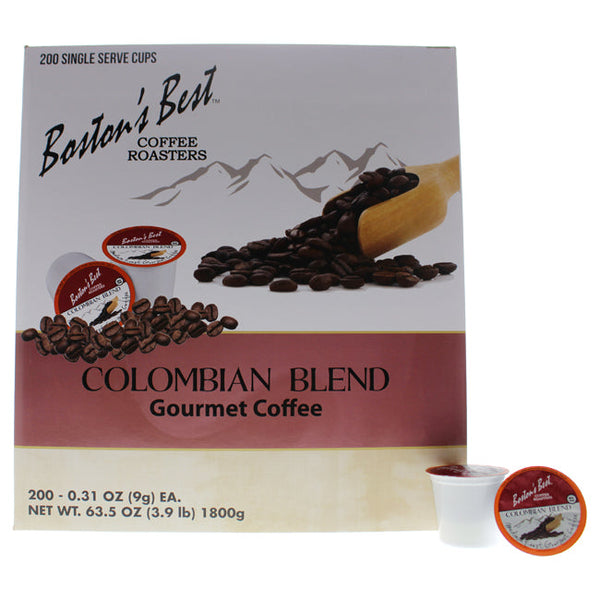 Bostons Best Colombian Blend Gourmet Coffee by Bostons Best for Unisex - 200 Cups Coffee