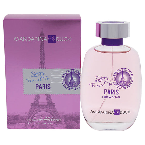 Mandarina Duck Lets Travel To Paris by Mandarina Duck for Women - 3.4 oz EDT Spray