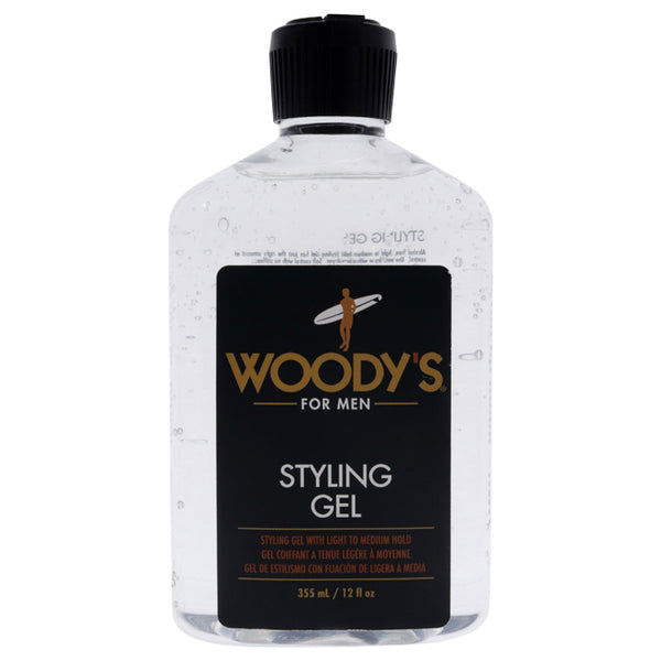 Styling Gel by Woodys for Men - 12 oz Gel