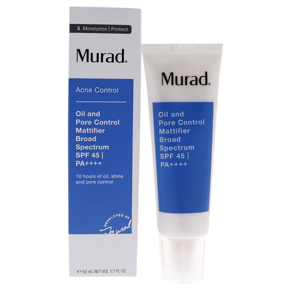 Murad Oil and Pore Control Mattifier Broad Spectrum SPF 45 by Murad for Unisex - 1.7 oz Treatment