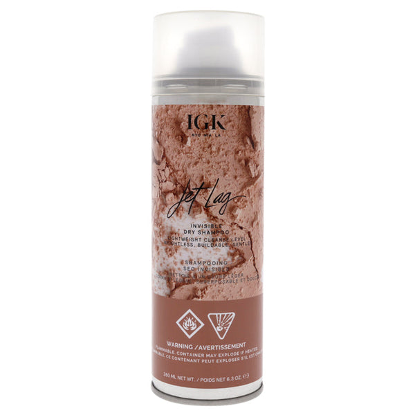 IGK Jet Lag Invisible Dry Shampoo by IGK for Unisex - 6.3 oz Dry Shampo