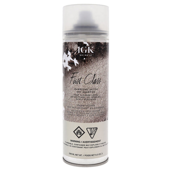IGK First Class Charcoal Detox Dry Shampoo by IGK for Unisex - 6.3 oz Dry Shampo