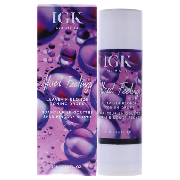 IGK Mixed Feelings Leave-In Blonde Drops by IGK for Unisex - 1 oz Treatment