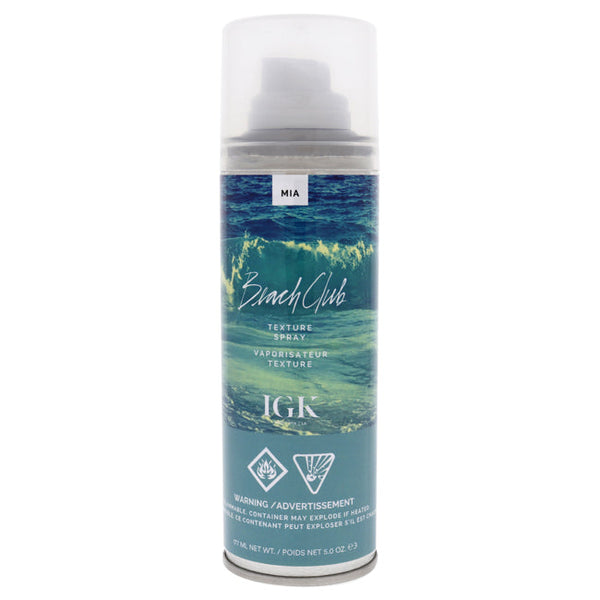 IGK Beach Club Texture Spray by IGK for Unisex - 5 oz Hairspray