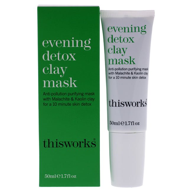 ThisWorks Evening Detox Clay Mask by ThisWorks for Unisex - 1.7 oz Mask
