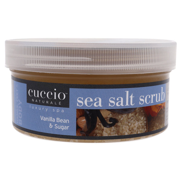 Cuccio Sea Salt Scrub - Vanilla Bean and Sugar by Cuccio for Women - 19.5 oz Scrub