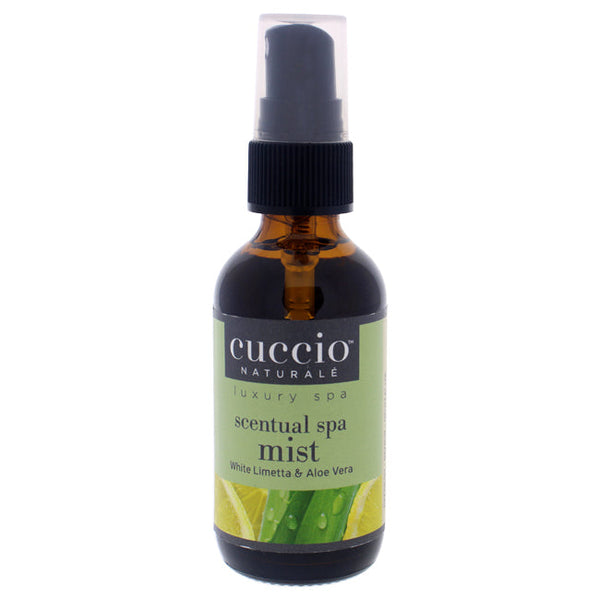 Cuccio Scentual Spa Mist - White Limetta and Aloe Vera by Cuccio for Unisex - 2 oz Mist