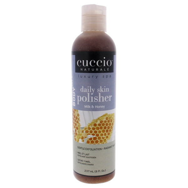 Cuccio Luxury Spa Daily Skin Polisher - Milk and Honey by Cuccio for Unisex - 8 oz Scrub