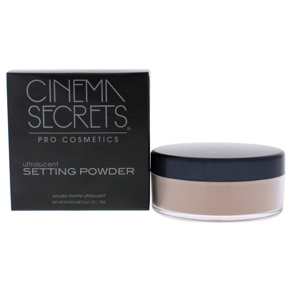 Cinema Secrets Ultralucent Setting Powder - Warm Light by Cinema Secrets for Women - 0.67 oz Powder