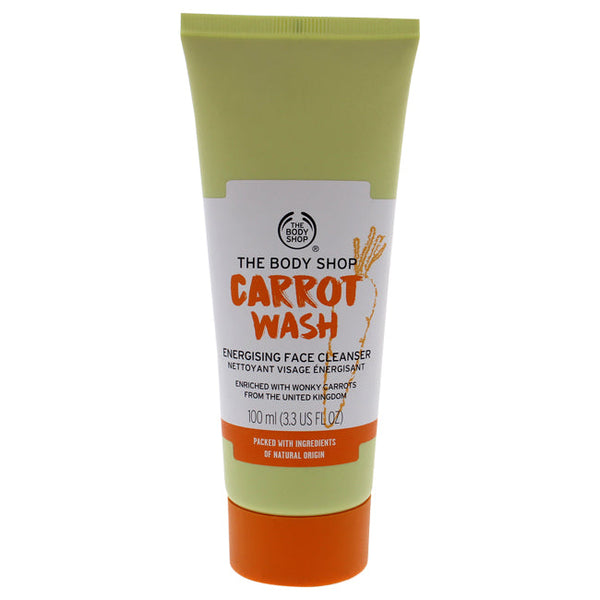 The Body Shop Carrot Wash Energizing Face Cleanser by The Body Shop for Unisex - 3.3 oz Cleanser
