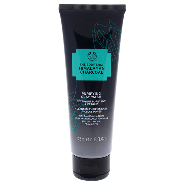 The Body Shop Himalayan Charcoal Purifying Clay Wash by The Body Shop for Women - 4.2 oz Cleanser