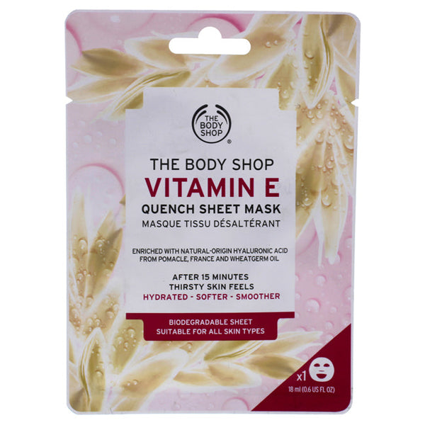 The Body Shop Vitamin E Quench Sheet Mask by The Body Shop for Unisex - 0.6 oz Mask