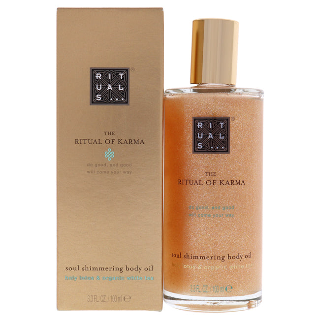 Rituals The Ritual of Karma Shimmering Body Oil by Rituals for Unisex - 3.3 oz Oil