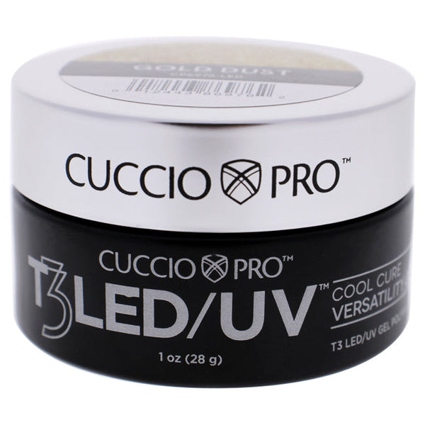 Cuccio Pro T3 Cool Cure Versatility Gel - Gold Dust by Cuccio Pro for Women - 1 oz Nail Gel