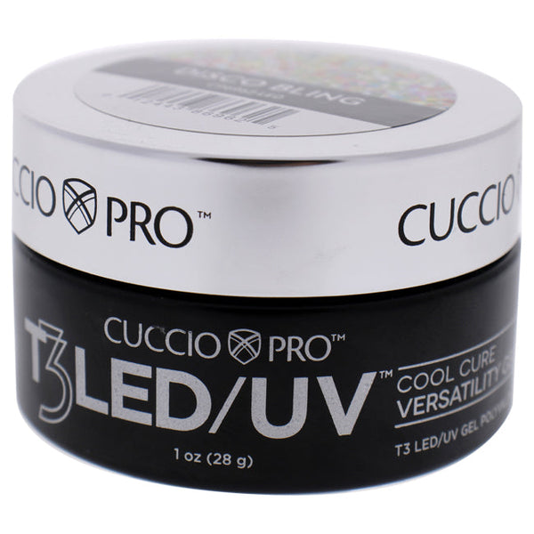 Cuccio Pro T3 Cool Cure Versatility Gel - Disco Bling by Cuccio Pro for Women - 1 oz Nail Gel