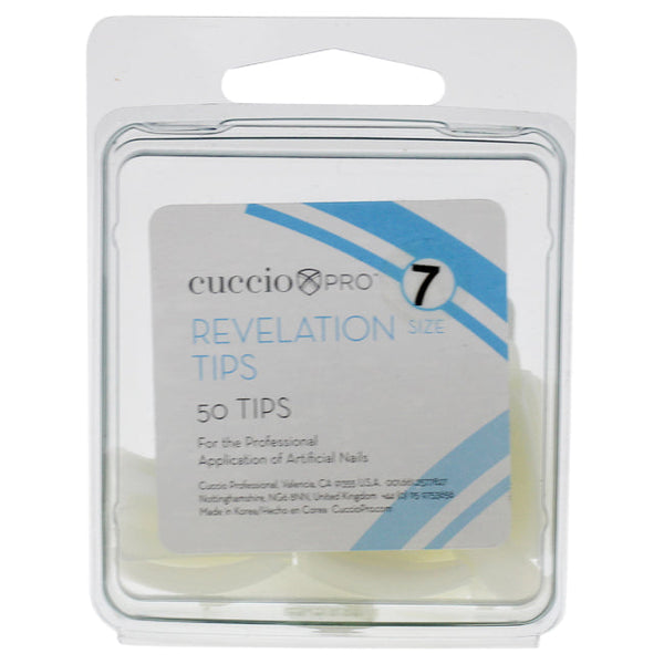 Cuccio Pro Revelation Tips - 7 by Cuccio Pro for Women - 50 Pc Acrylic Nails