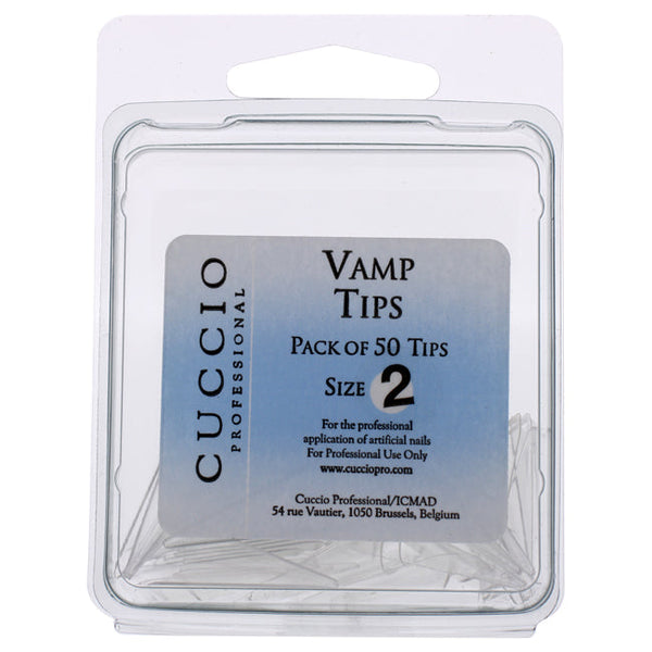 Cuccio Pro Vamp Tips - 2 by Cuccio Pro for Women - 50 Pc Acrylic Nails