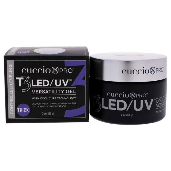 Cuccio Pro T3 Cool Cure Versatility Gel - Controlled Leveling Opaque Brazillian Blush by Cuccio Pro for Women - 2 oz Nail Gel