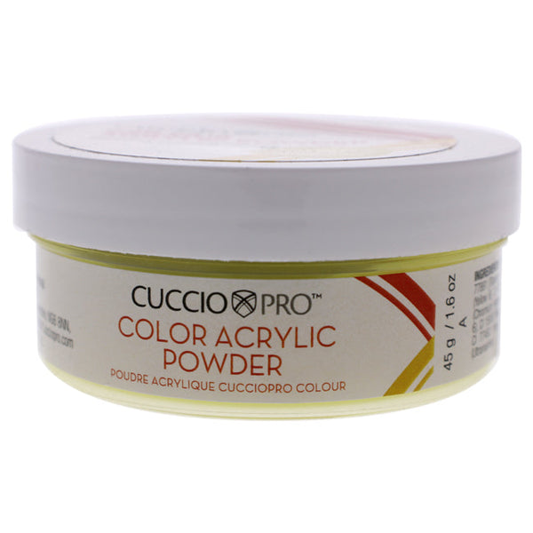 Cuccio Pro Colour Acrylic Powder - Banana Yellow by Cuccio Pro for Women - 1.6 oz Acrylic Powder