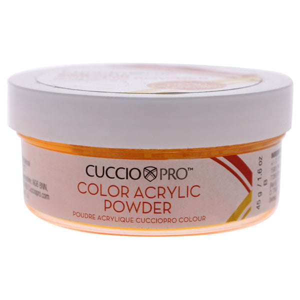 Cuccio Pro Colour Acrylic Powder - Neon Tangerine by Cuccio Pro for Women - 1.6 oz Acrylic Powder