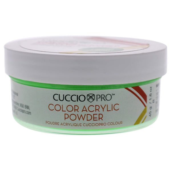 Cuccio Pro Colour Acrylic Powder - Neon Lime by Cuccio Pro for Women - 1.6 oz Acrylic Powder